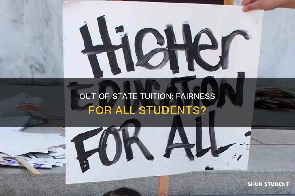should out of state students pay same as in stae