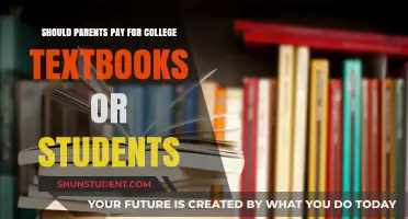 Who Should Cover College Textbook Costs: Parents or Students?