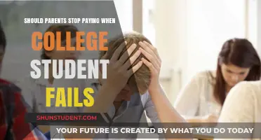 When College Students Fail, Should Parents Stop Paying?