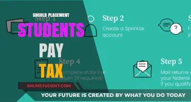 Placement Students and Tax: Who Should Pay?