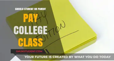 Who Should Pay for College Classes?