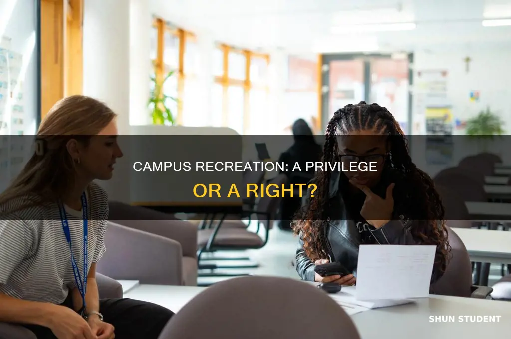 should student pay for campus recreation