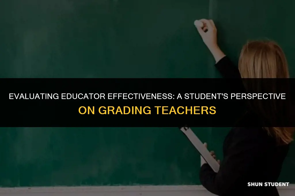 should students be able to grade their teachers counter argument
