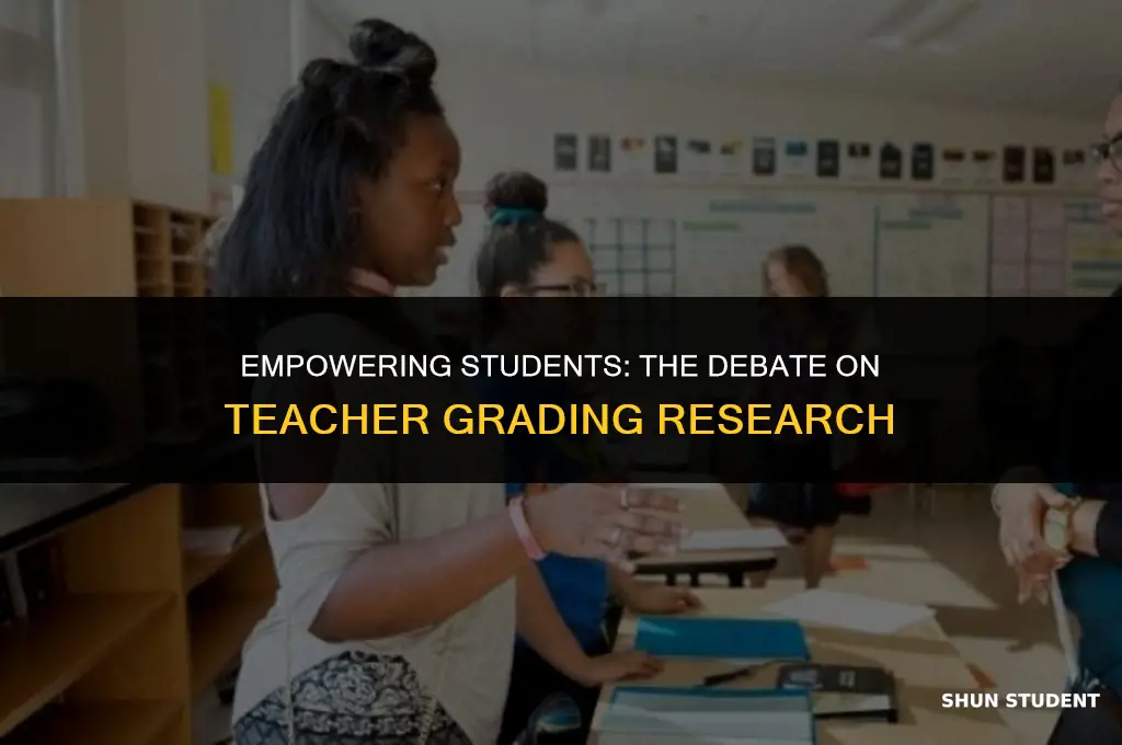 should students be able to grade their teachers research