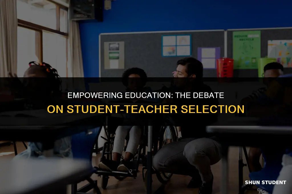 should students be able to pick their teachers