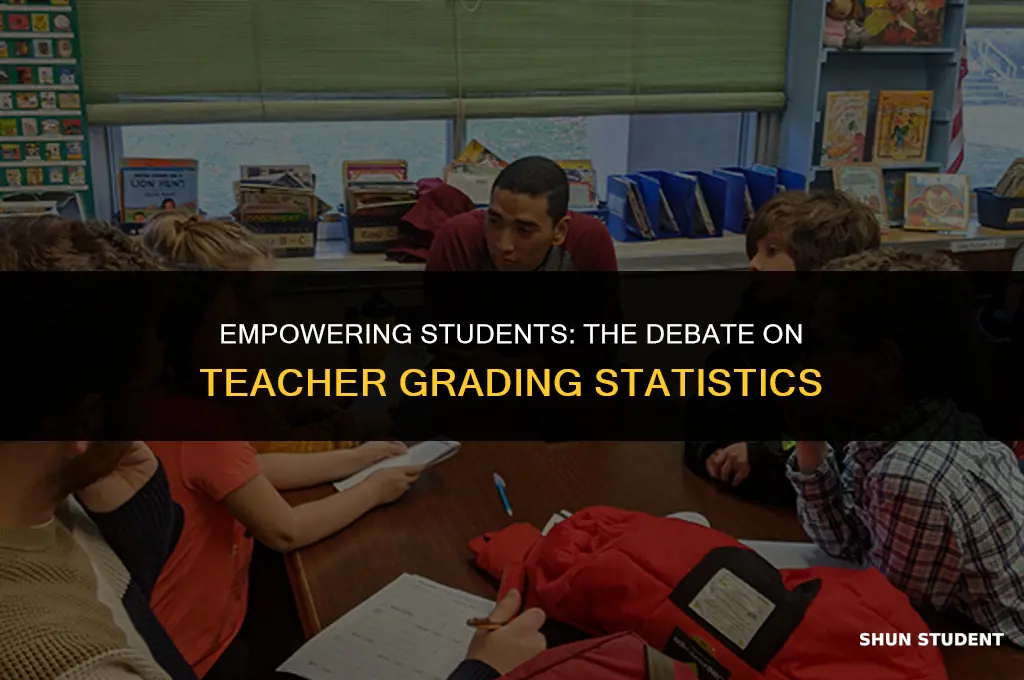 should students be allowed to grade their teachers statistics