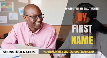 The Debate on Informality: Should Students Call Teachers by First Name?