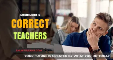 Empowering Students: The Debate on Correcting Teachers in Class