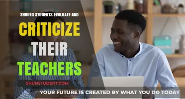 Empowering Students: The Impact of Teacher Evaluation and Criticism
