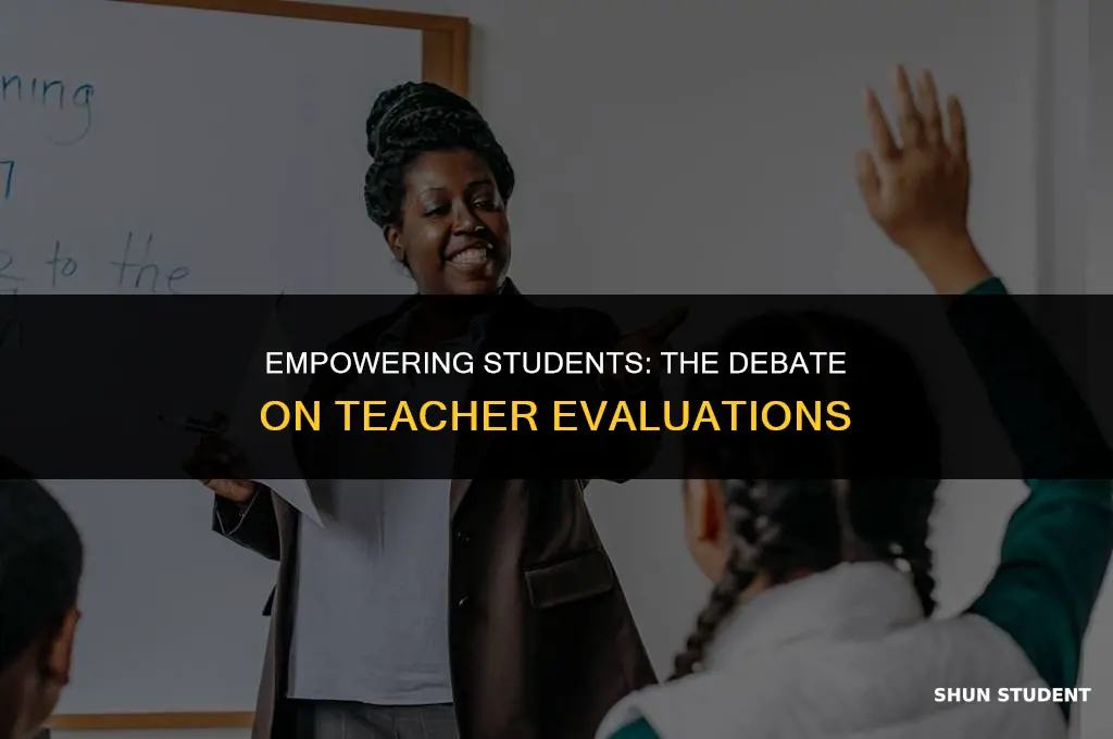 should students evaluate their teachers speech