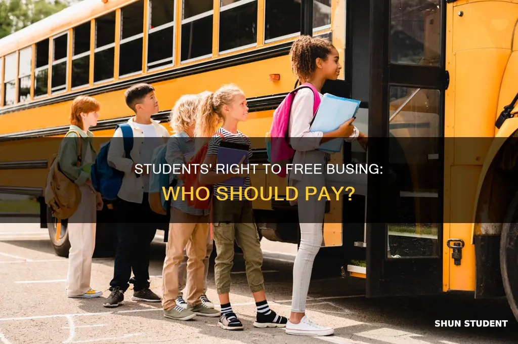 should students pay for busing