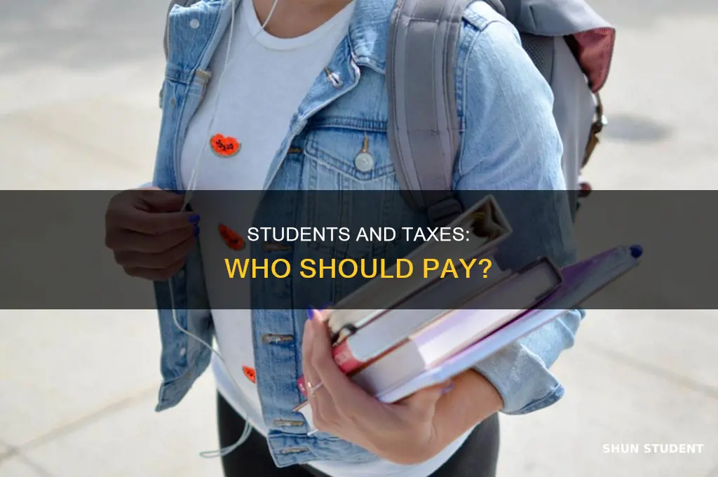 should students pay tax in the uk