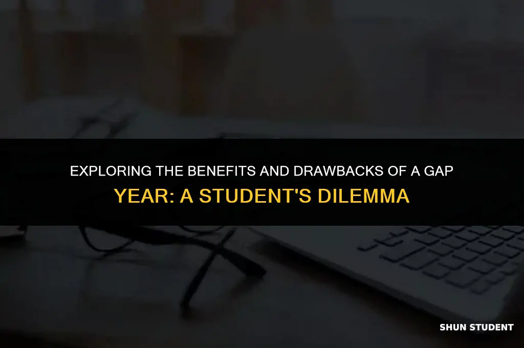 should students take a gap year between highschool and college