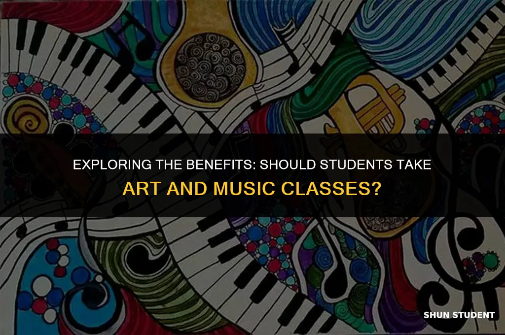should students take art and music classes the statistics