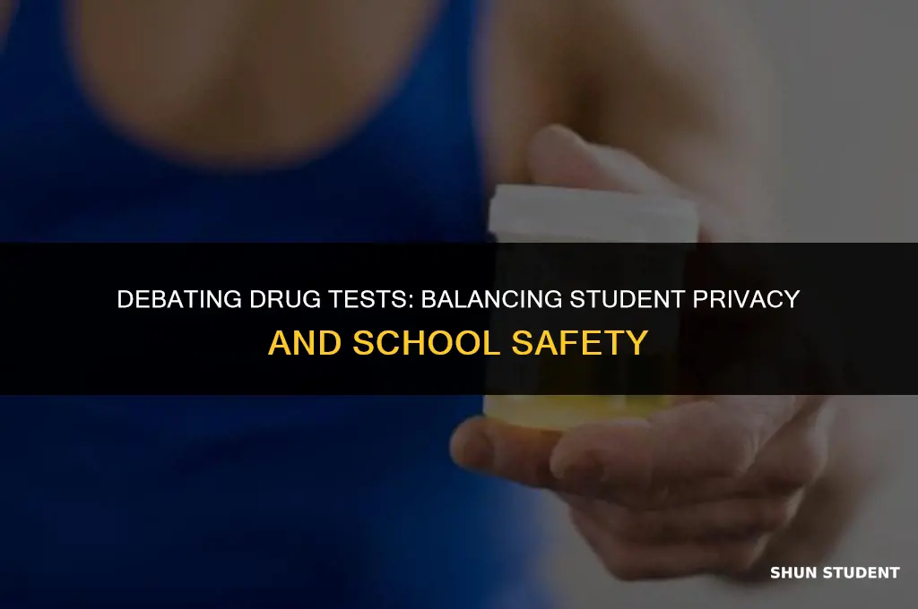 should students take drug tests