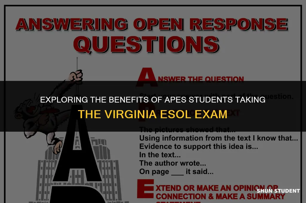 should students taking apes take the virginia esci sol