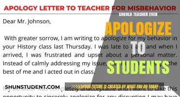 Should Teachers Apologize to Students? Exploring Accountability in Education