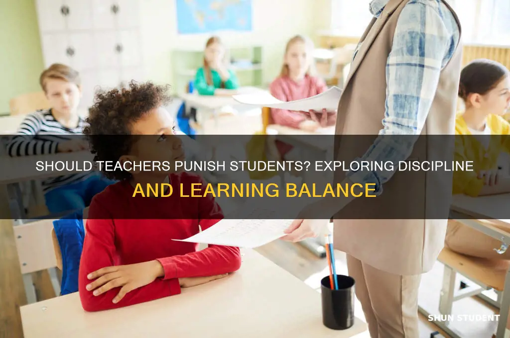 should teacher punish students