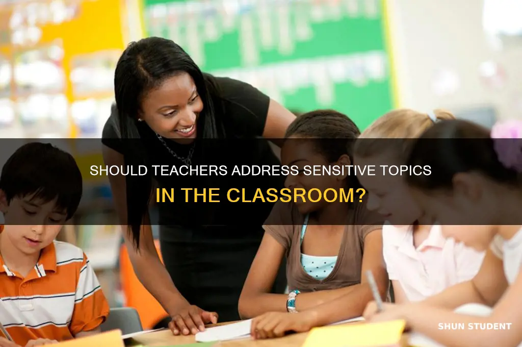 should teacher worn students about sensitive topics