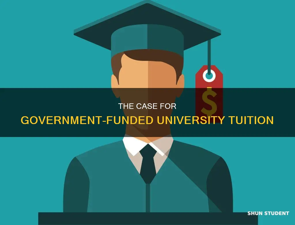 should the government pay for students college university tuition