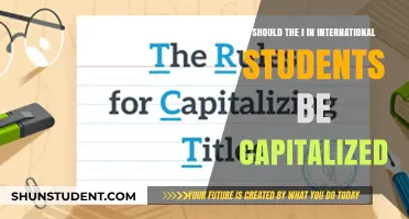 Capitalizing 'I' in International Students: A Style Guide Mystery