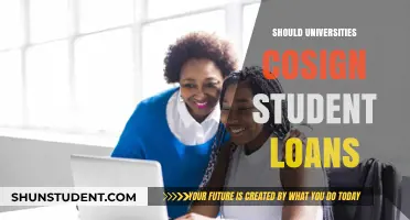 Universities Should Not Cosign Student Loans