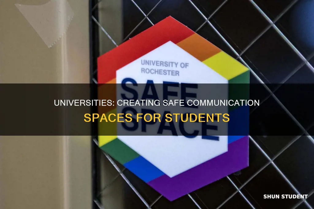 should universities provide students with safe spaces for communication