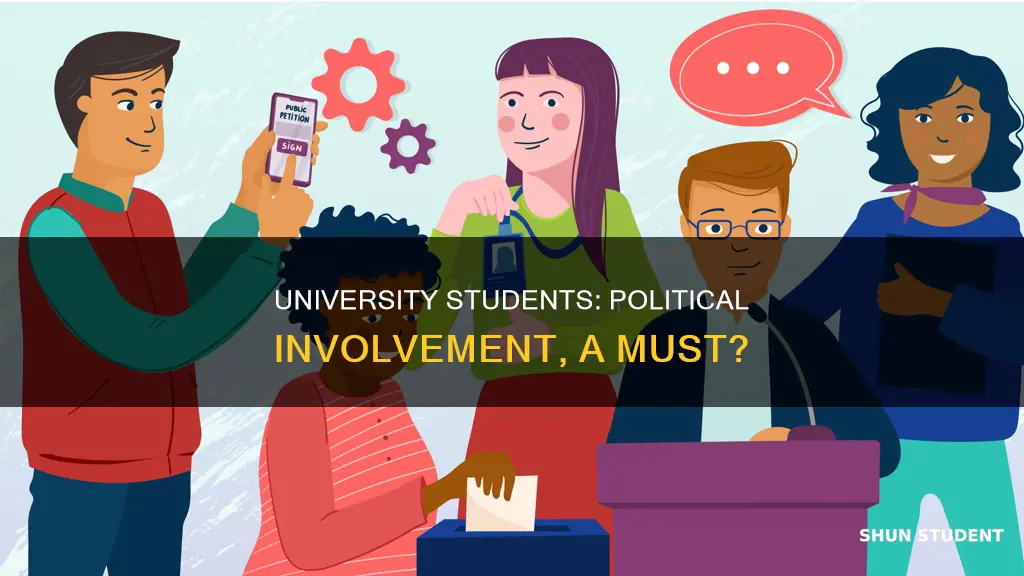 should university students involved in politics