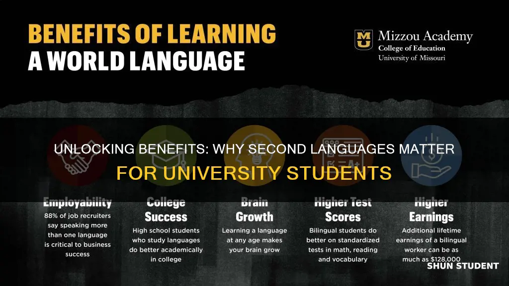 should university students learn a second language