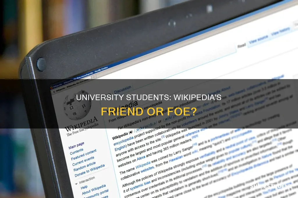 should university students use wikipedia