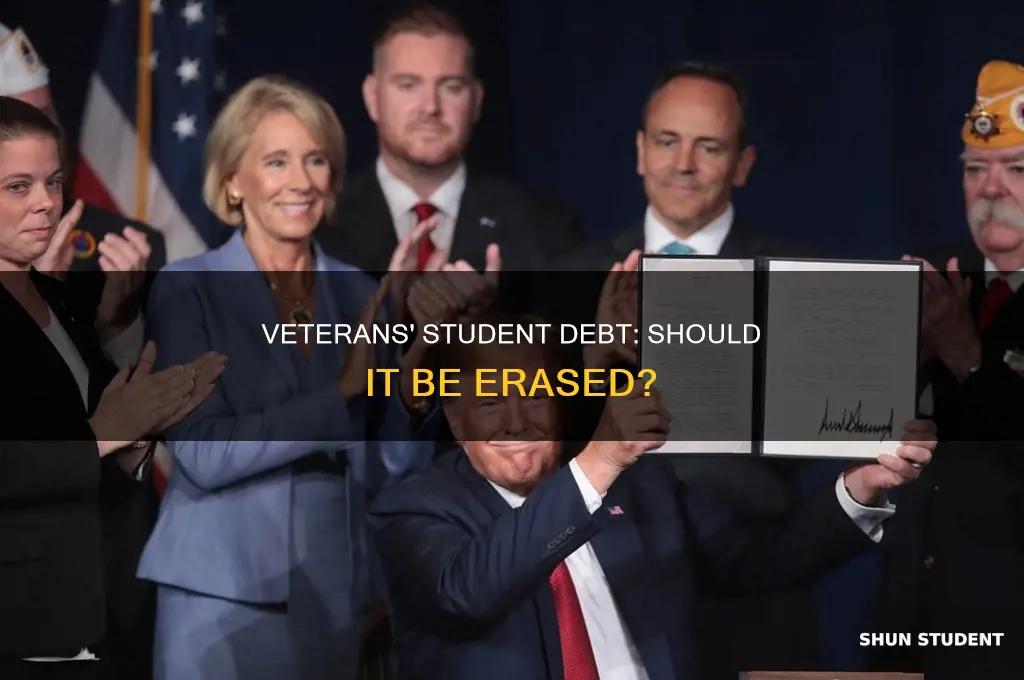 should veterans pay off student loans