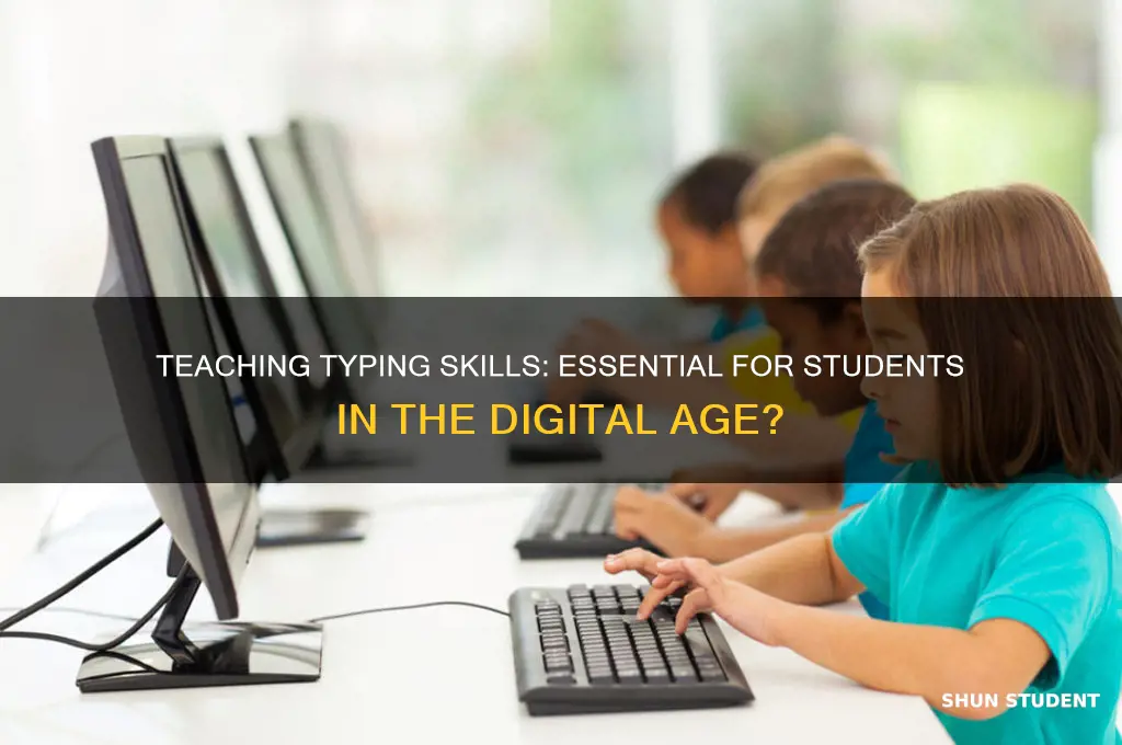 should we teach students how to type