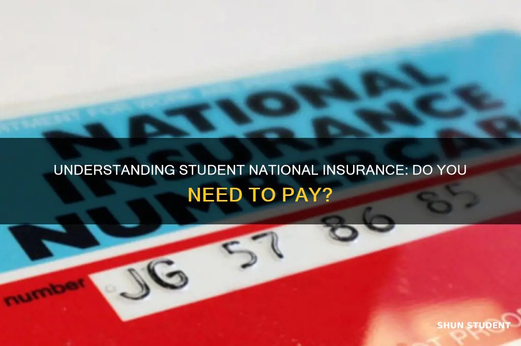 should you pay national insurance as a student