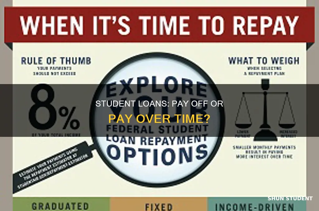 should you pay off all student loans at once