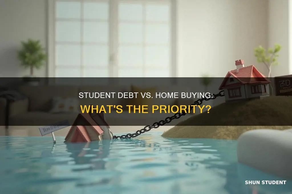 should you pay off student debt before buying a house