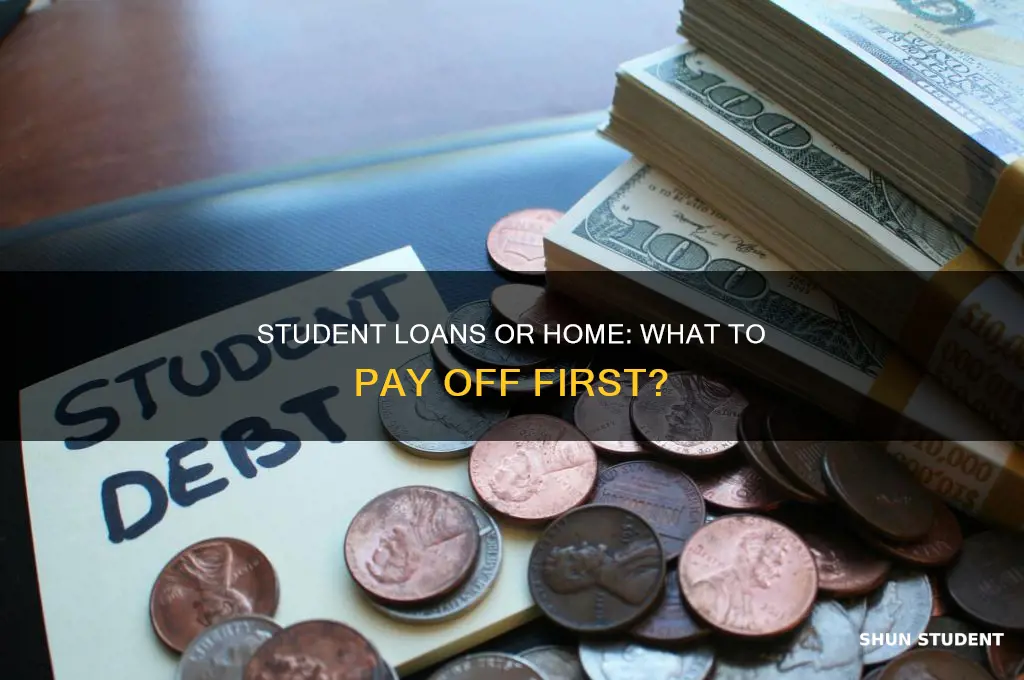should you pay off student loans before buying a home