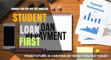 Smaller Student Loans: Pay Off First or Last?