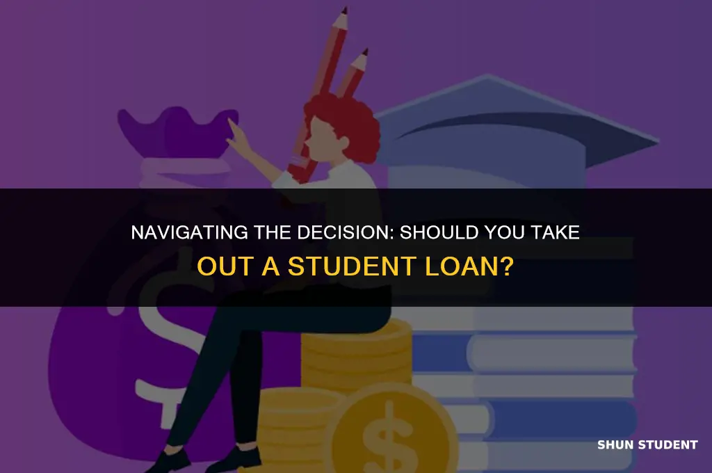 should you take a student loan