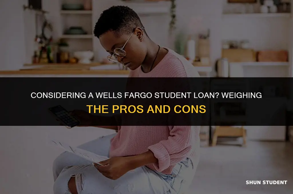 should you take a wells fargo student loan