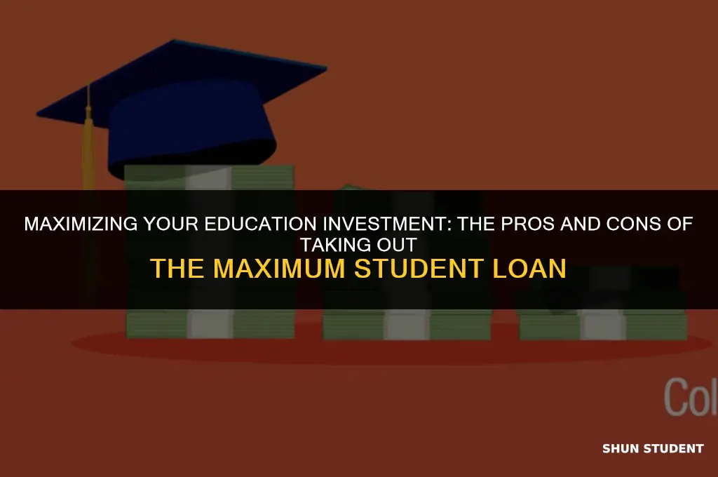 should you take out the maximum student loan