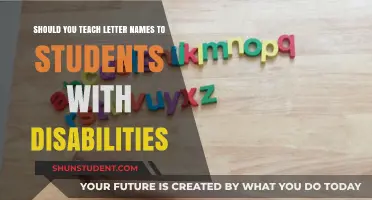 Teaching Letter Names to Students with Disabilities: Benefits and Best Practices