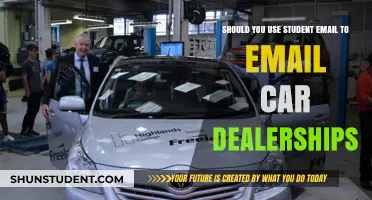 Should You Use Student Email to Contact Car Dealerships?