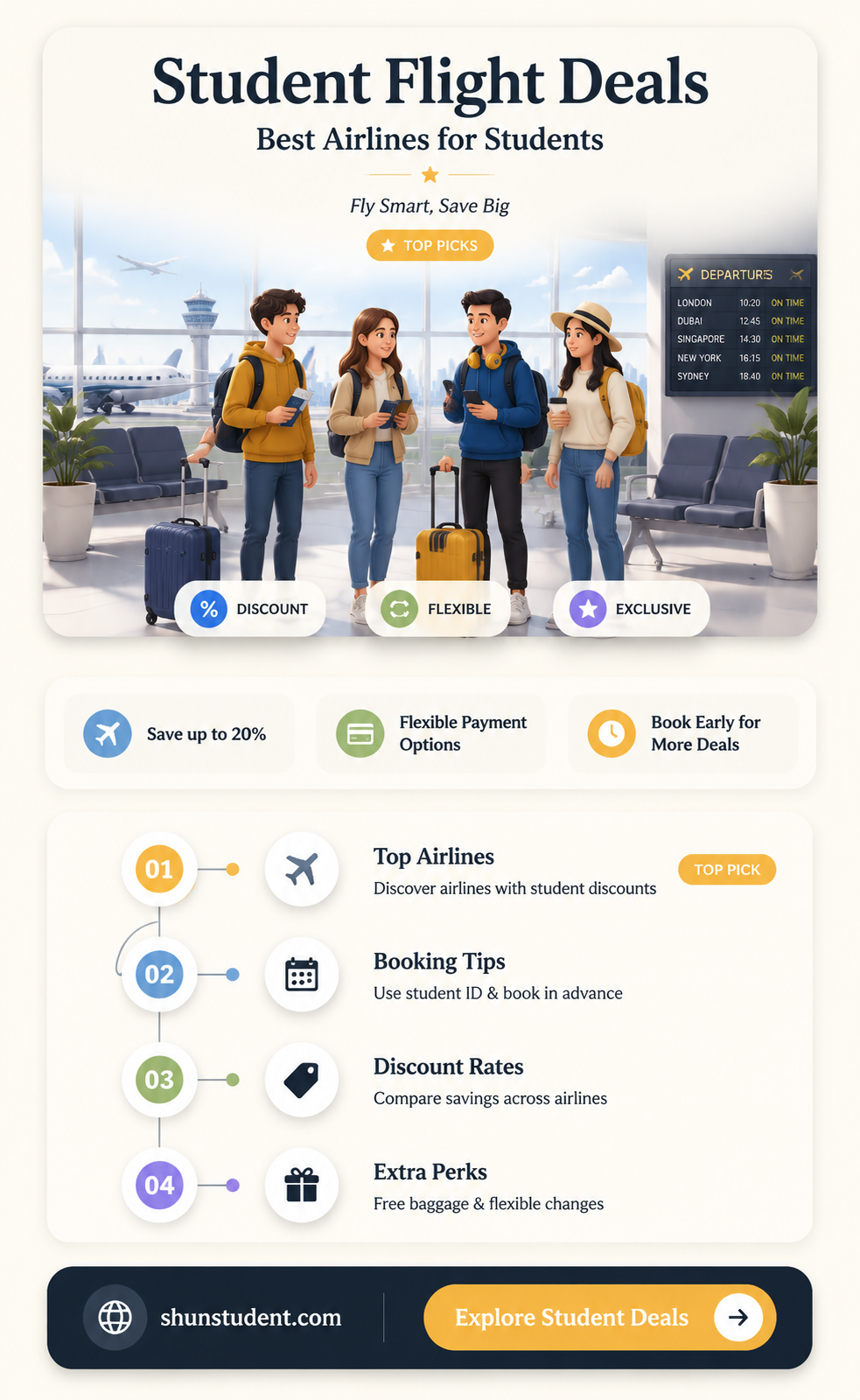 are there any airlines that have student discounts