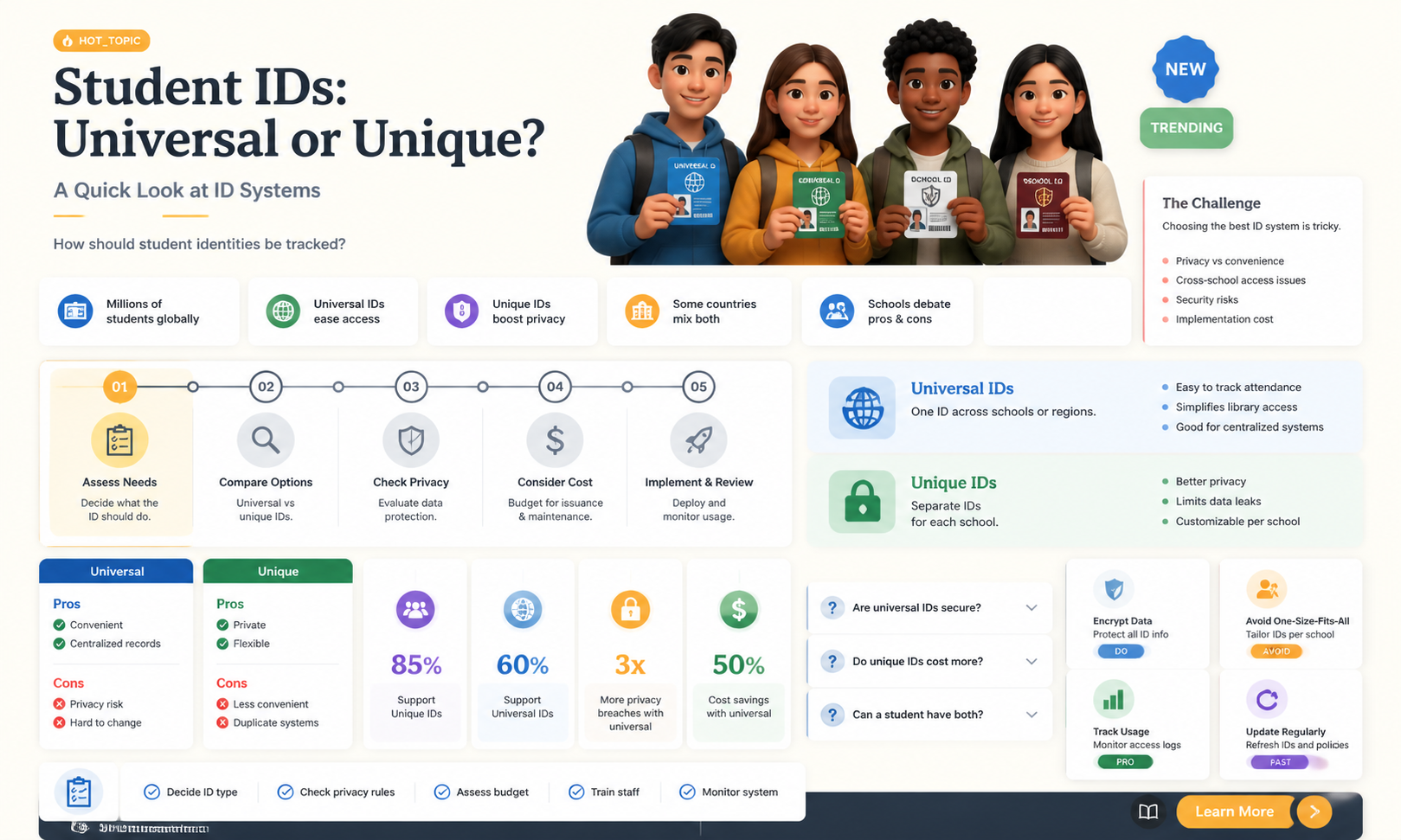 are student ids universal