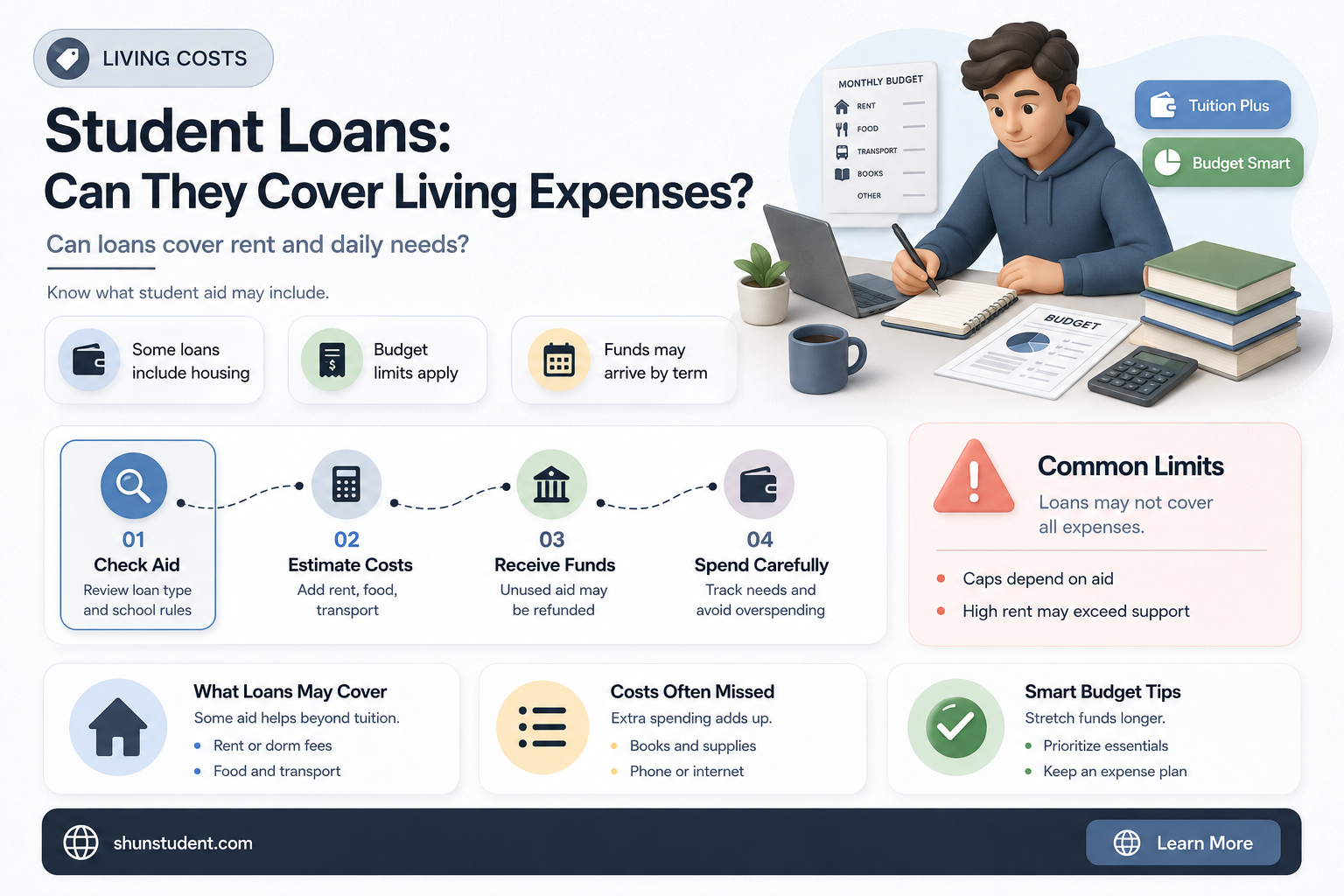 can a student loan pay for living expenses