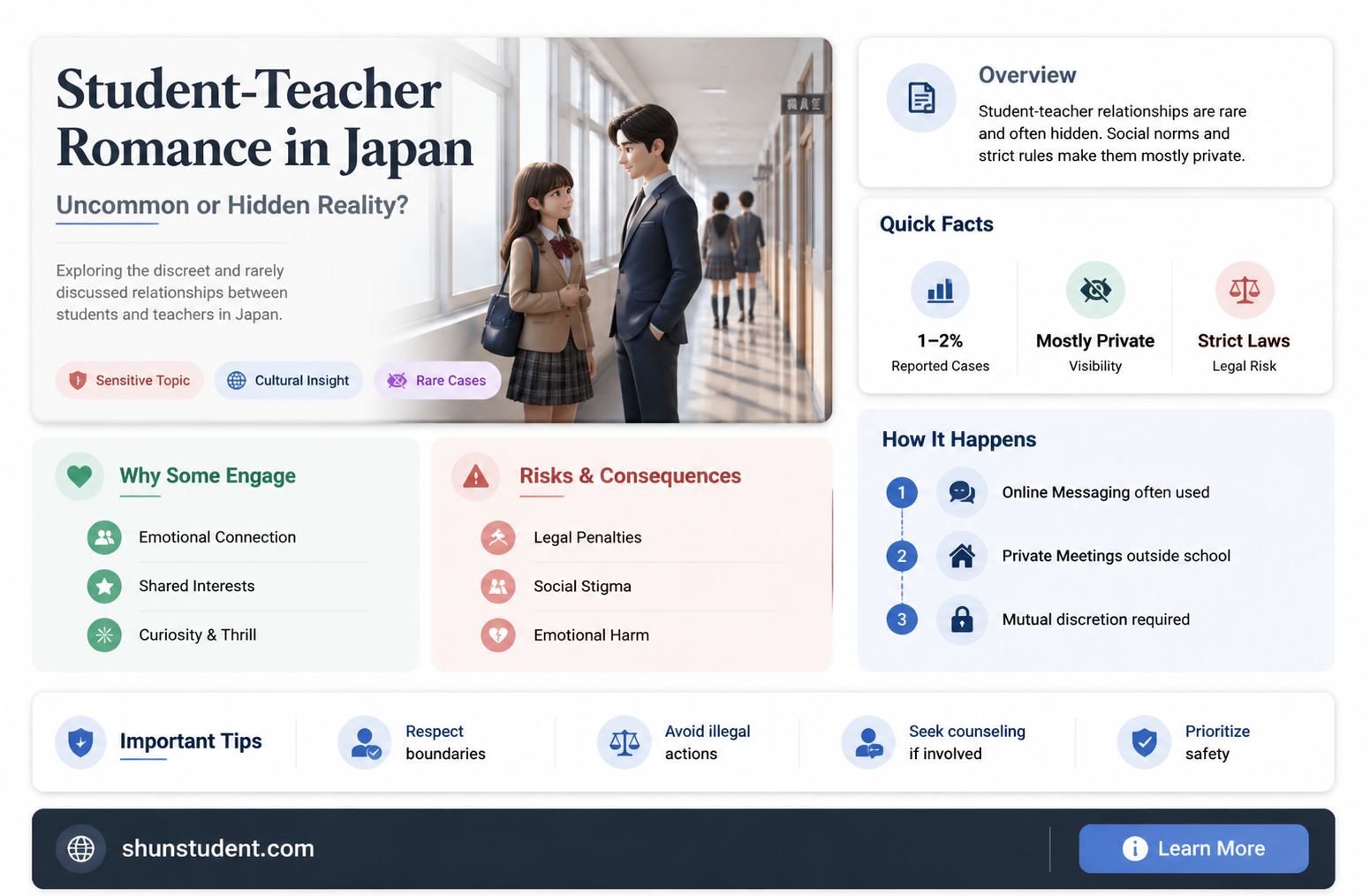 are romantic student teacher relationships common in japan
