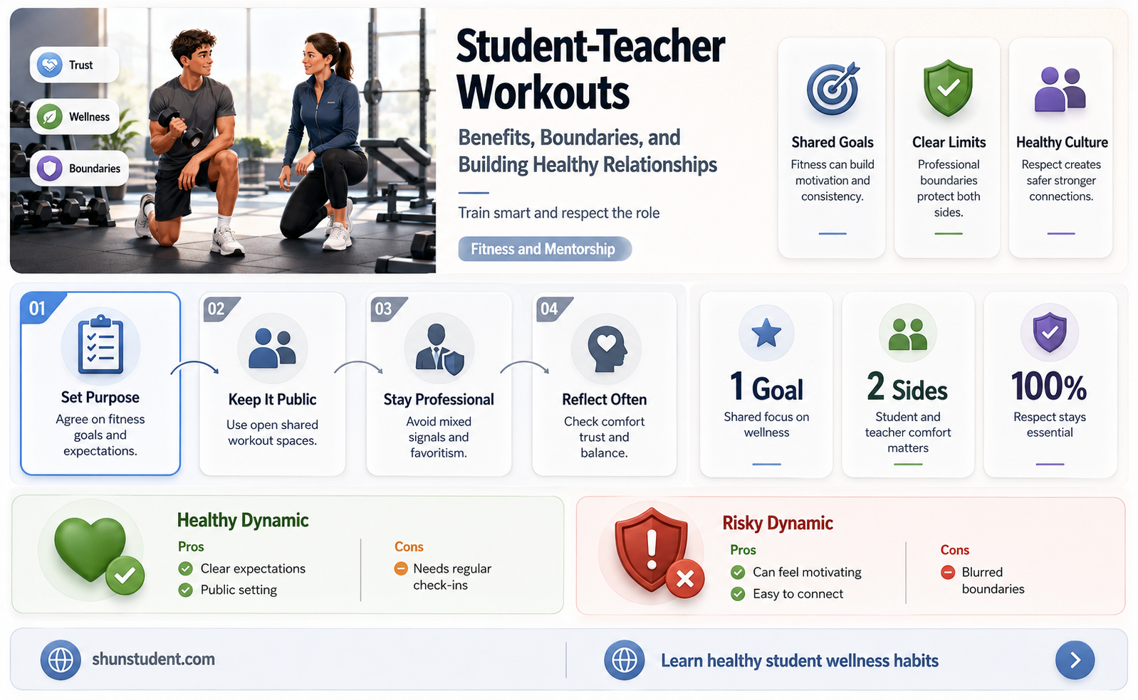 can a student and teacher workout together