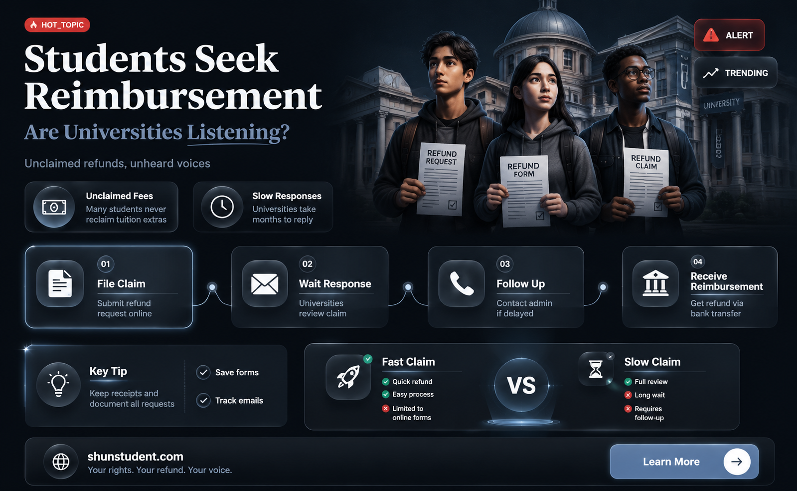 are universities reimbursing students