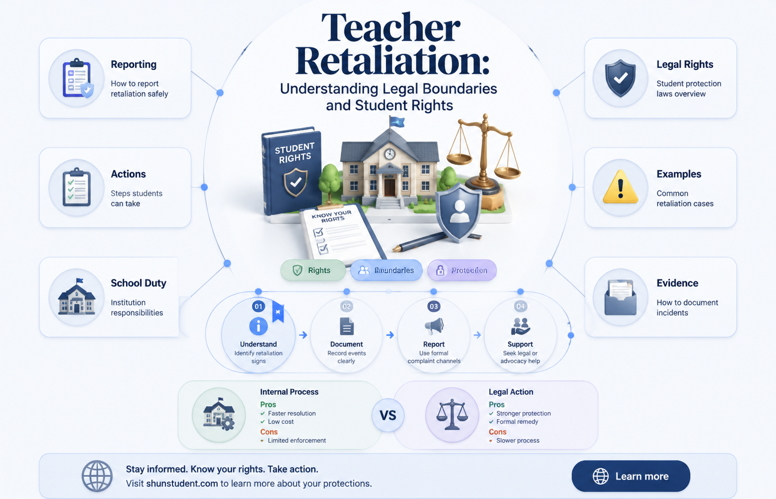 can a teacher retaliate against a student
