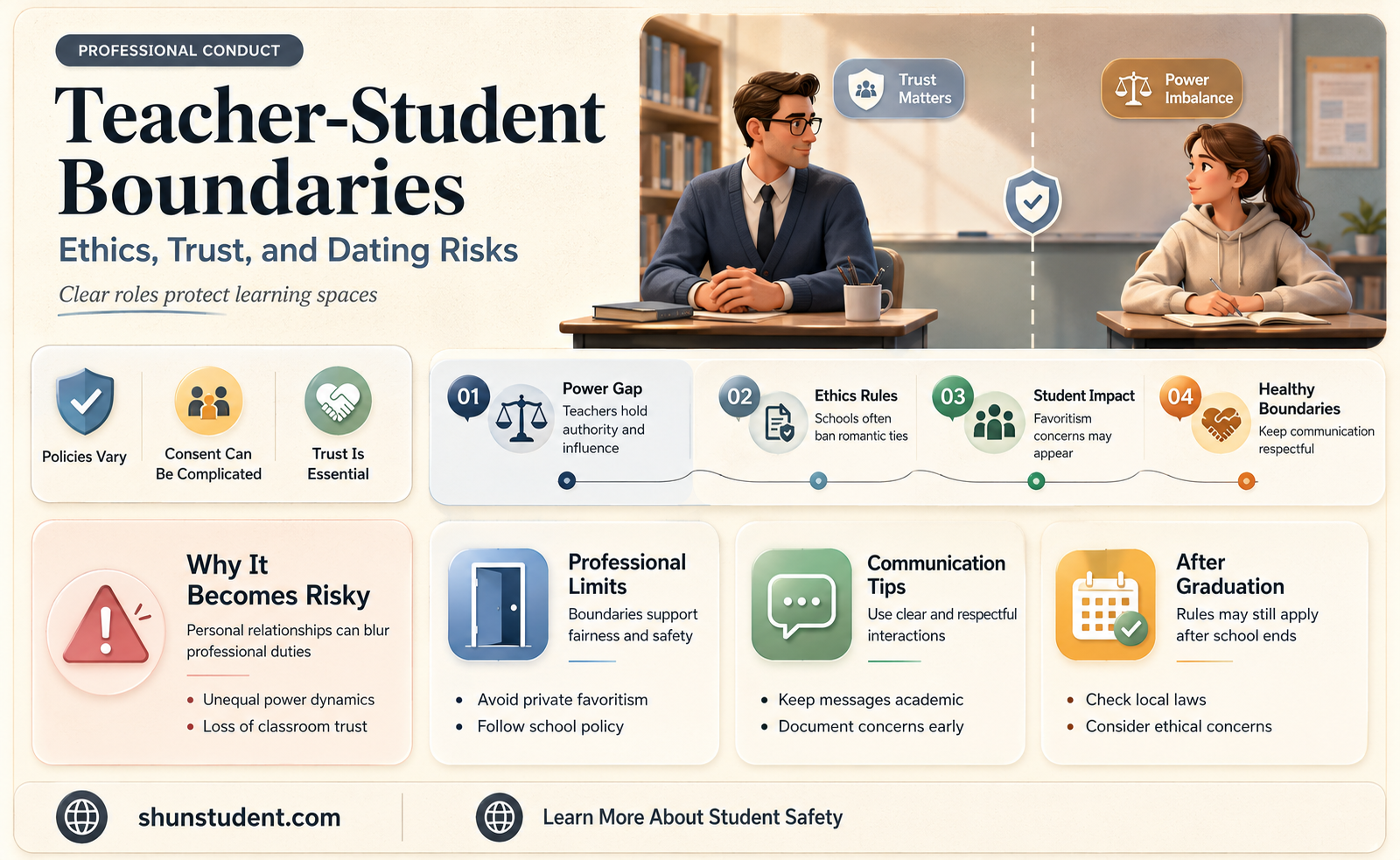 can a teacher and a student date